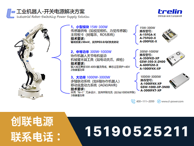 东阳-工业机器人-开关电源解决方案
